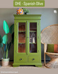 Mineral paint, shade Spanish Olive, One Hour Enamel