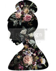 Print Floral Silhouette