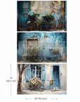 Decoupage fiber paper Origami Love 48 x 76 cm
