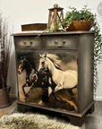 A1 Decoupage fiber paper Bold Blooms - 60 x 85 cm