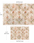 A1 Decoupage fiber paper Bold Blooms - 60 x 85 cm