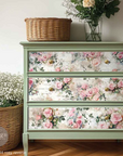 A1 Decoupage fiber paper Bold Blooms - 60 x 85 cm