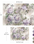A1 Decoupage fiber paper Bold Blooms - 60 x 85 cm