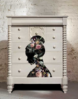 Print Floral Silhouette