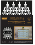 Decorative stencil Kacha Sun Lit Diamonds - 1 pc