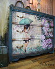 A1 Decoupage fiber paper Bold Blooms - 60 x 85 cm