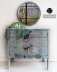 A1 Decoupage fiber paper Bold Blooms - 60 x 85 cm