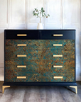 A1 Decoupage fiber paper Bold Blooms - 60 x 85 cm