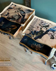 Sapphire Wings - Decoupage kuitupaperisetti 49x76 cm - 3 kpl