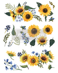 Decor Transfer Siirtokuva Sunflower Fields