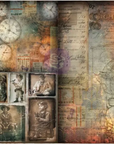 A3 Decoupage Finnabair Time Travellers 30cm x 42cm