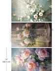 Bountiful Beauty - Decoupage kuitupaperisetti 49x76 cm - 3 kpl
