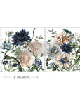 Maxi Transfers Decor Transfer Cerulean Blooms