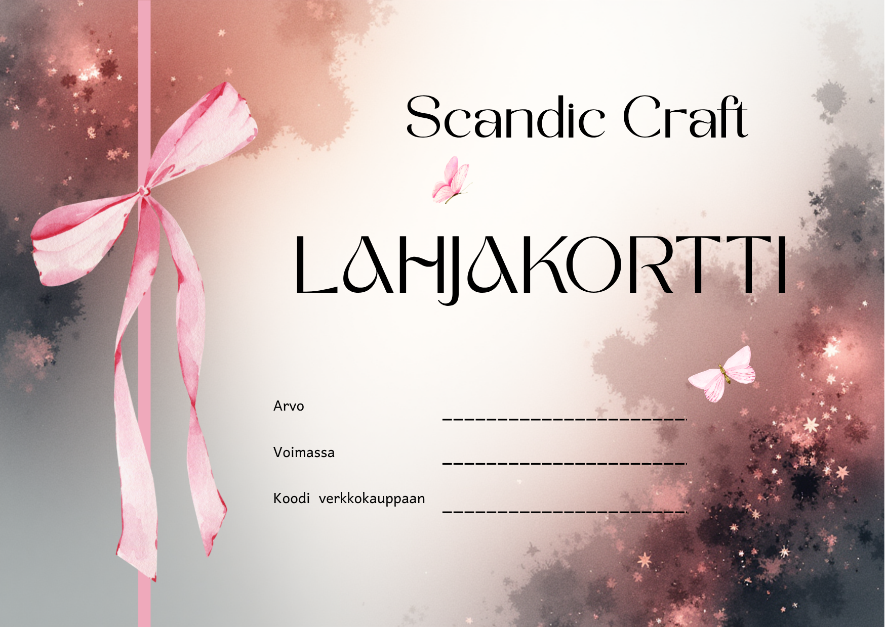 Scandic Craft - lahjakortti