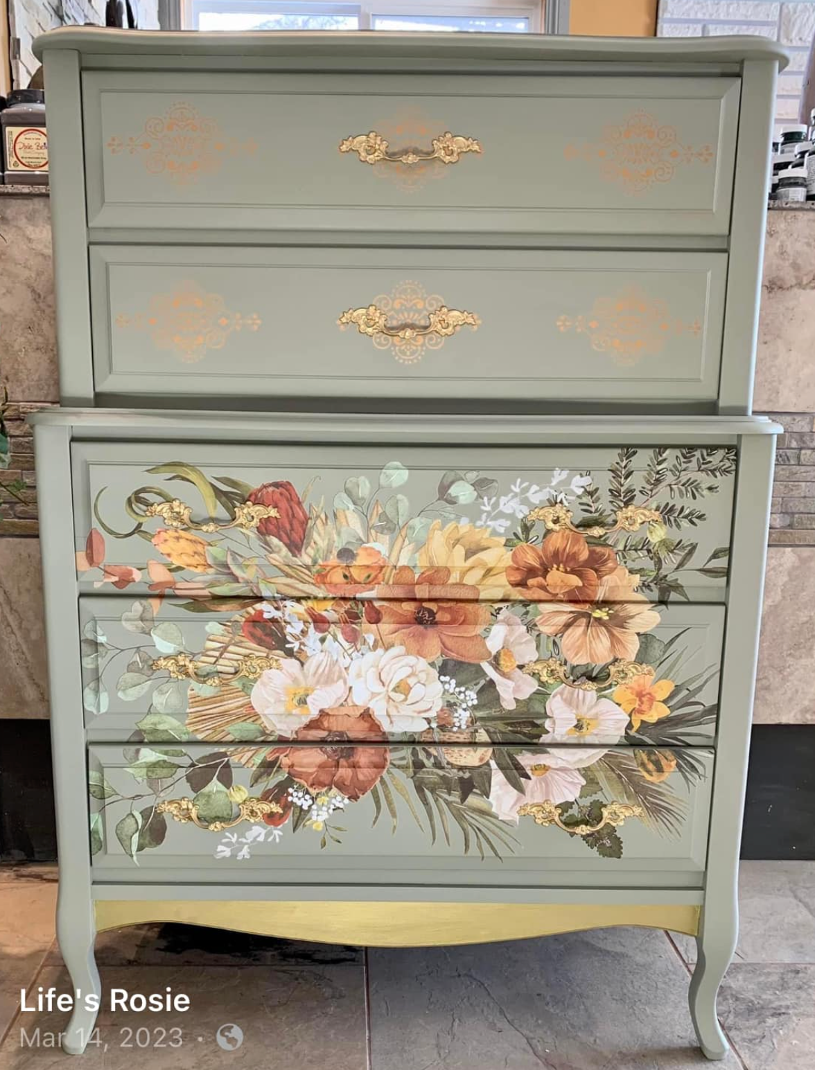 Royal Bouquet print