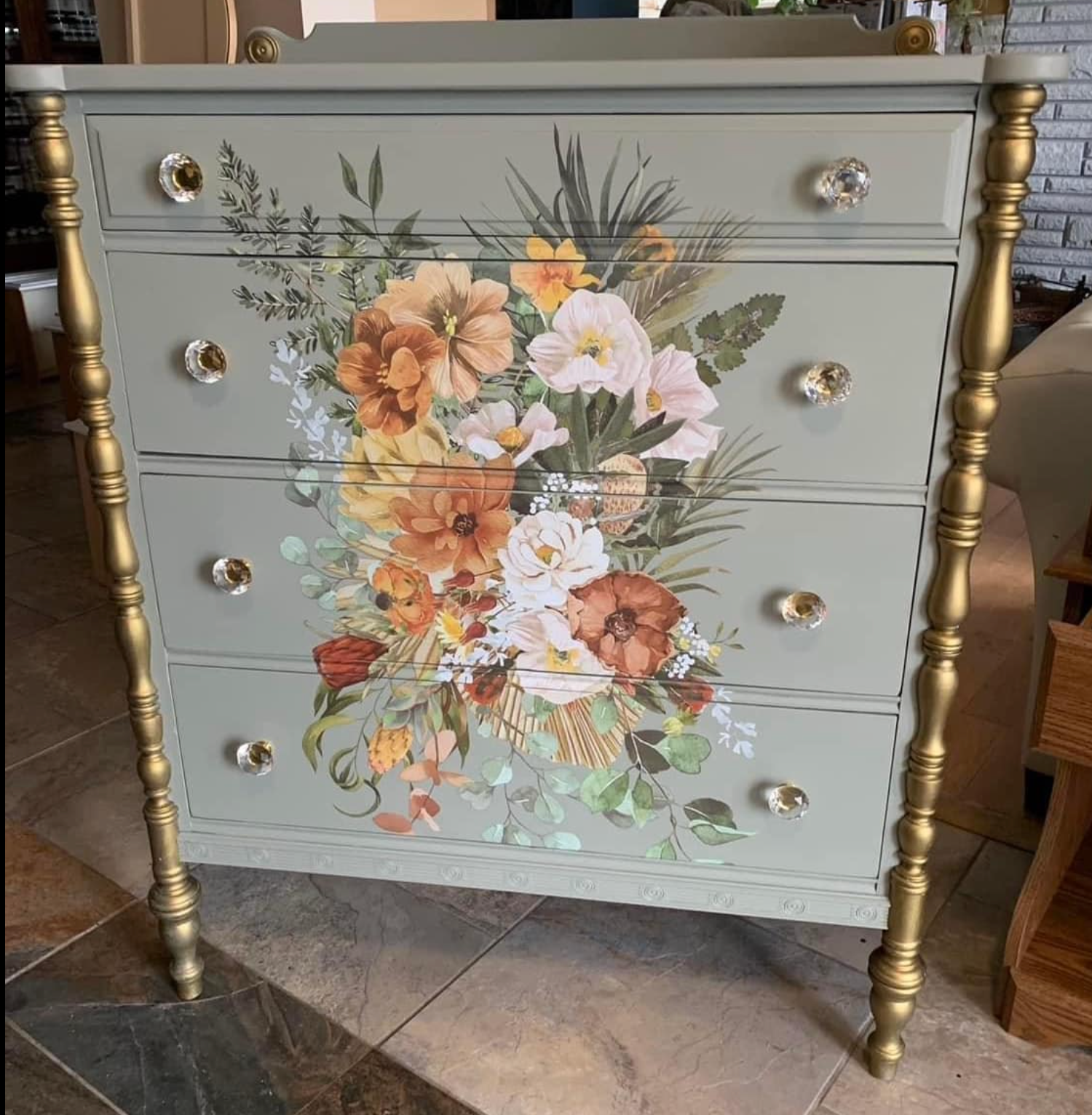 Royal Bouquet print