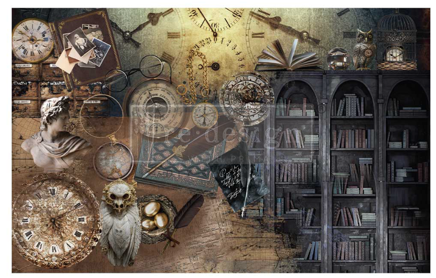 A1 Decoupage kuitupaperi Archival Notes - 60 x 85 cm
