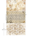 Enchanted Romance - Decoupage kuitupaperisetti 49x76 cm - 3 kpl