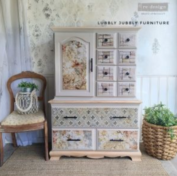 Enchanted Romance - Decoupage kuitupaperisetti 49x76 cm - 3 kpl