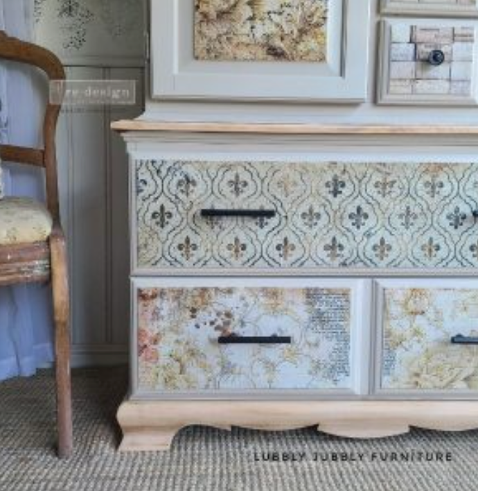 Enchanted Romance - Decoupage kuitupaperisetti 49x76 cm - 3 kpl