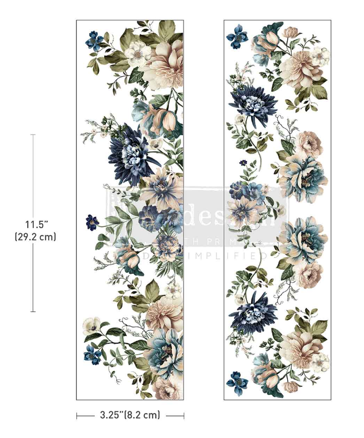 Liten överföringsbild Doodle Flowers