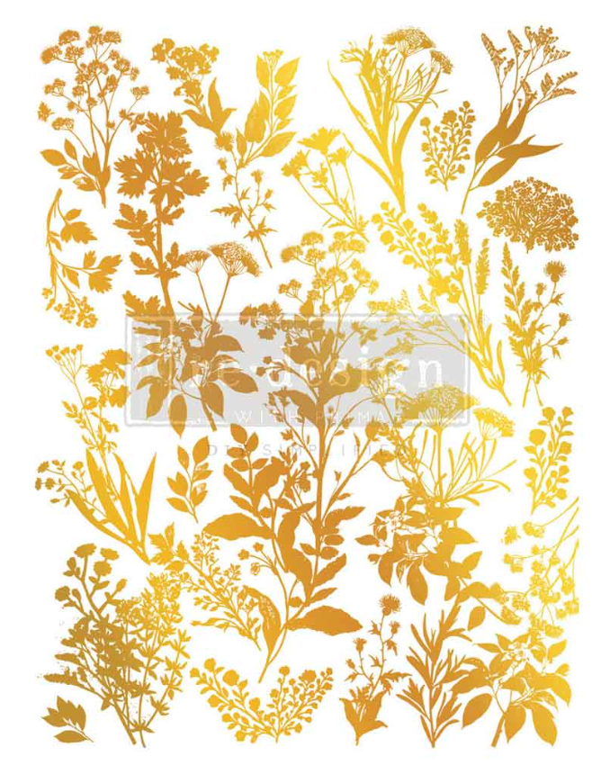 Decor Transfers Siirtokuva Luxe Foliage Kacha