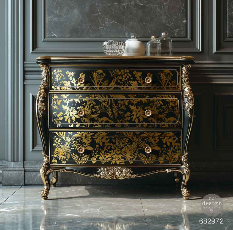 Decor Transfers Siirtokuva Luxe Foliage Kacha