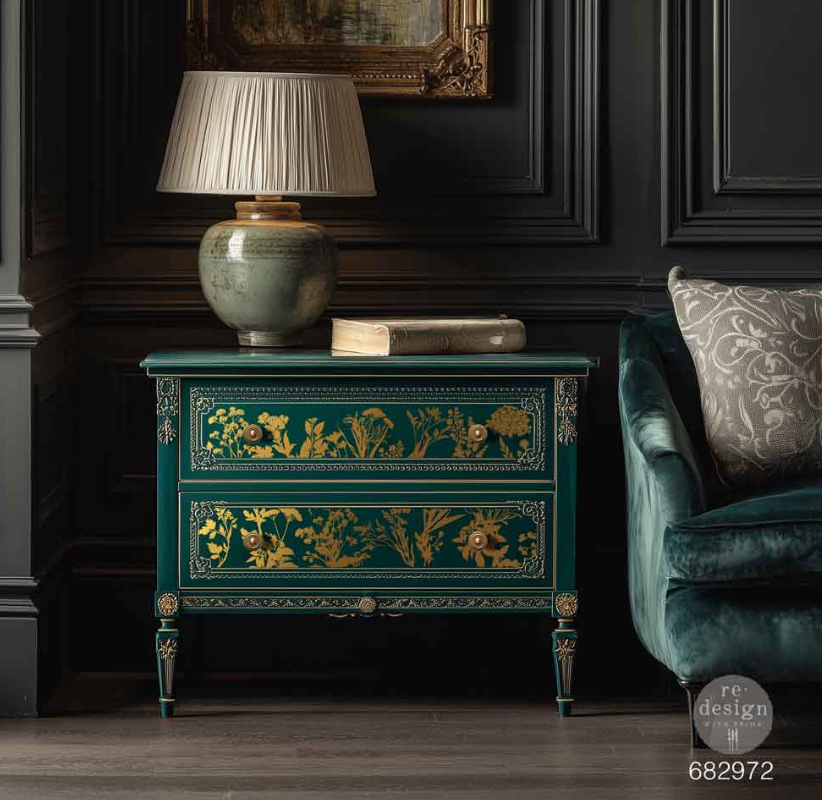 Decor Transfers Siirtokuva Luxe Foliage Kacha