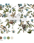 Decor Transfers® - Aviary Elegance 63 x 83 cm